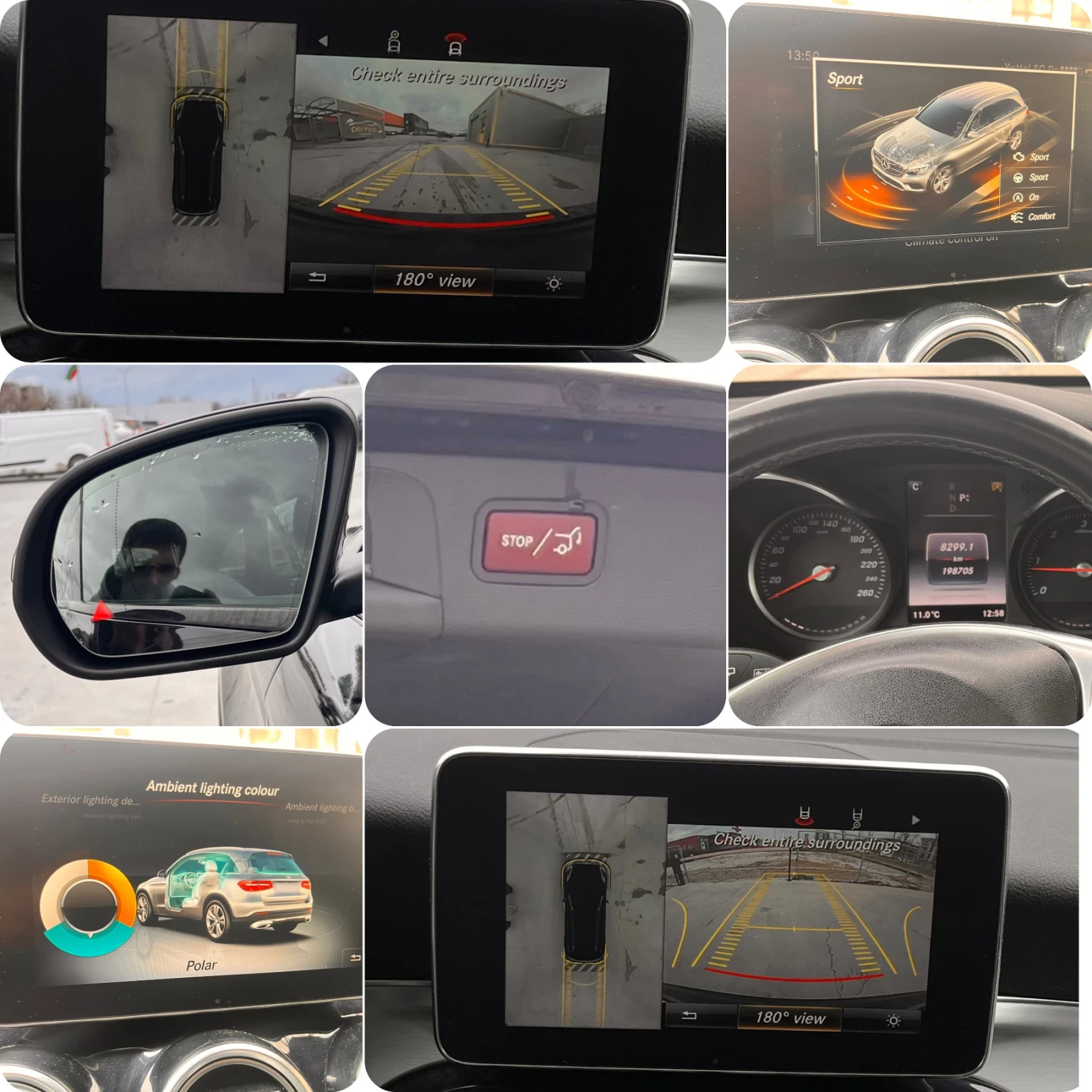 Mercedes-Benz GLC 220d/4matic/AMG Line/360 /Panorama, снимка 11 - Автомобили и джипове - 53870440