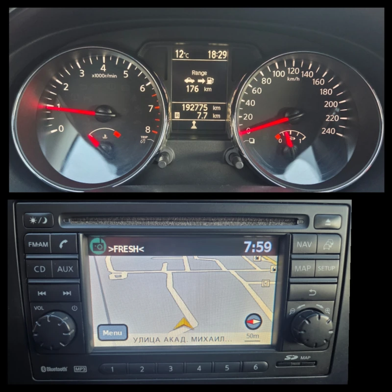 Nissan Qashqai 1.6i-ECO/GPL+ /Navi/Камера, снимка 12 - Автомобили и джипове - 52849565