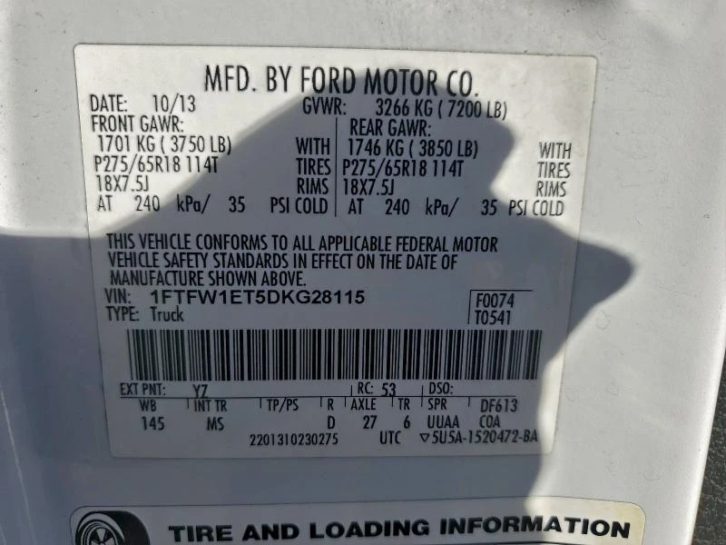 Ford F150 3.5L 6 4x4 w/Rear Wheel Drv, снимка 5 - Автомобили и джипове - 53144481