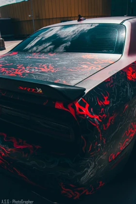 Dodge Challenger 6.4 Scat Pack/ Carbon Hood/ Baer 6S, снимка 11