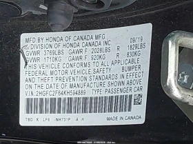 Honda Civic 2l Lx - 9200 € / 17993.64 лв. - 57952450 9