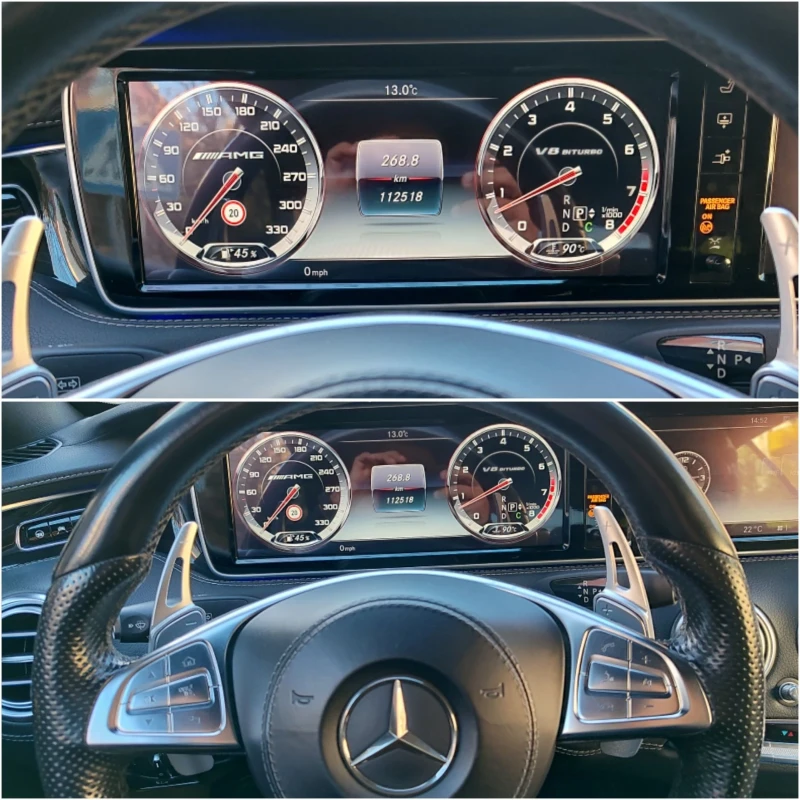 Mercedes-Benz S 500 S500 Cupe AMG BRABUS , снимка 14 - Автомобили и джипове - 52529138