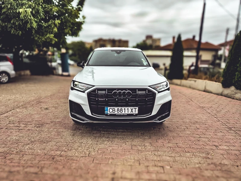 Audi Q7 55 TFSI  S-LINE, BLACK OPTIC, хибрид, снимка 5 - Автомобили и джипове - 52446119