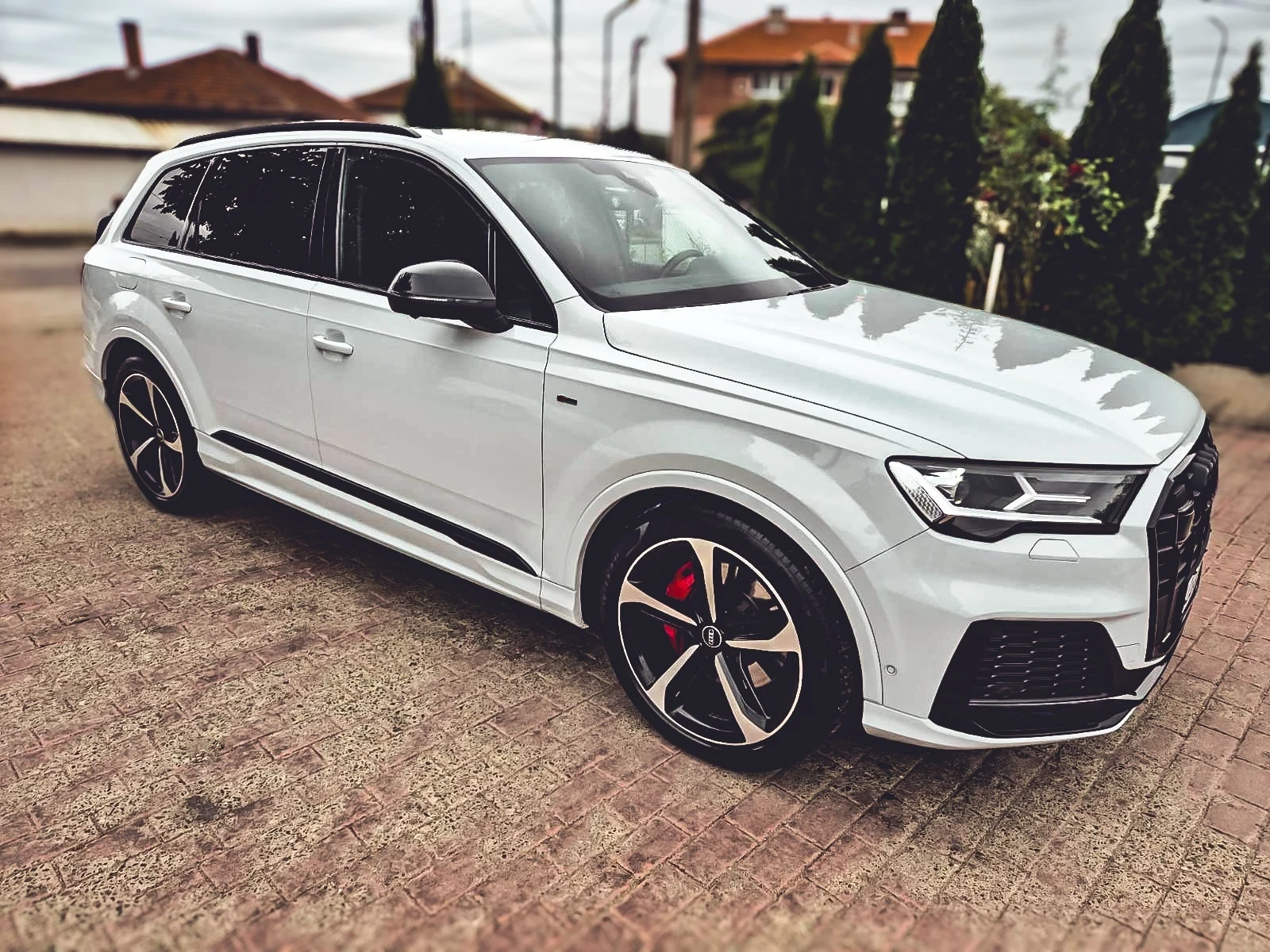 Audi Q7 55 TFSI  S-LINE, BLACK OPTIC, хибрид - изображение 3