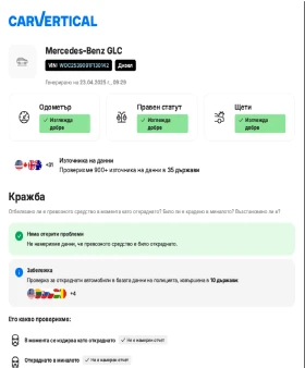 Обява за продажба на Mercedes-Benz GLC 250 AMG LINE Premium СЕРВИЗНА ИСТОРИЯ ~39 999 лв. - изображение 4