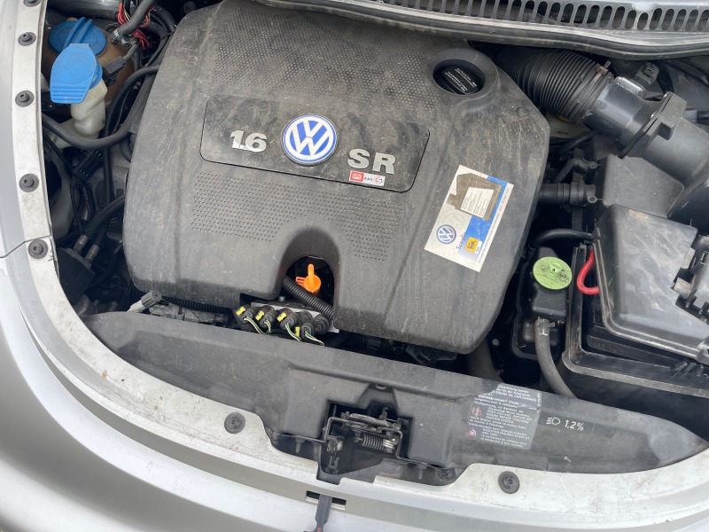 VW New beetle 1, 6i bi-fuel GPL BRC, евро 4, климатик, подгрев, , снимка 17 - Автомобили и джипове - 34181475