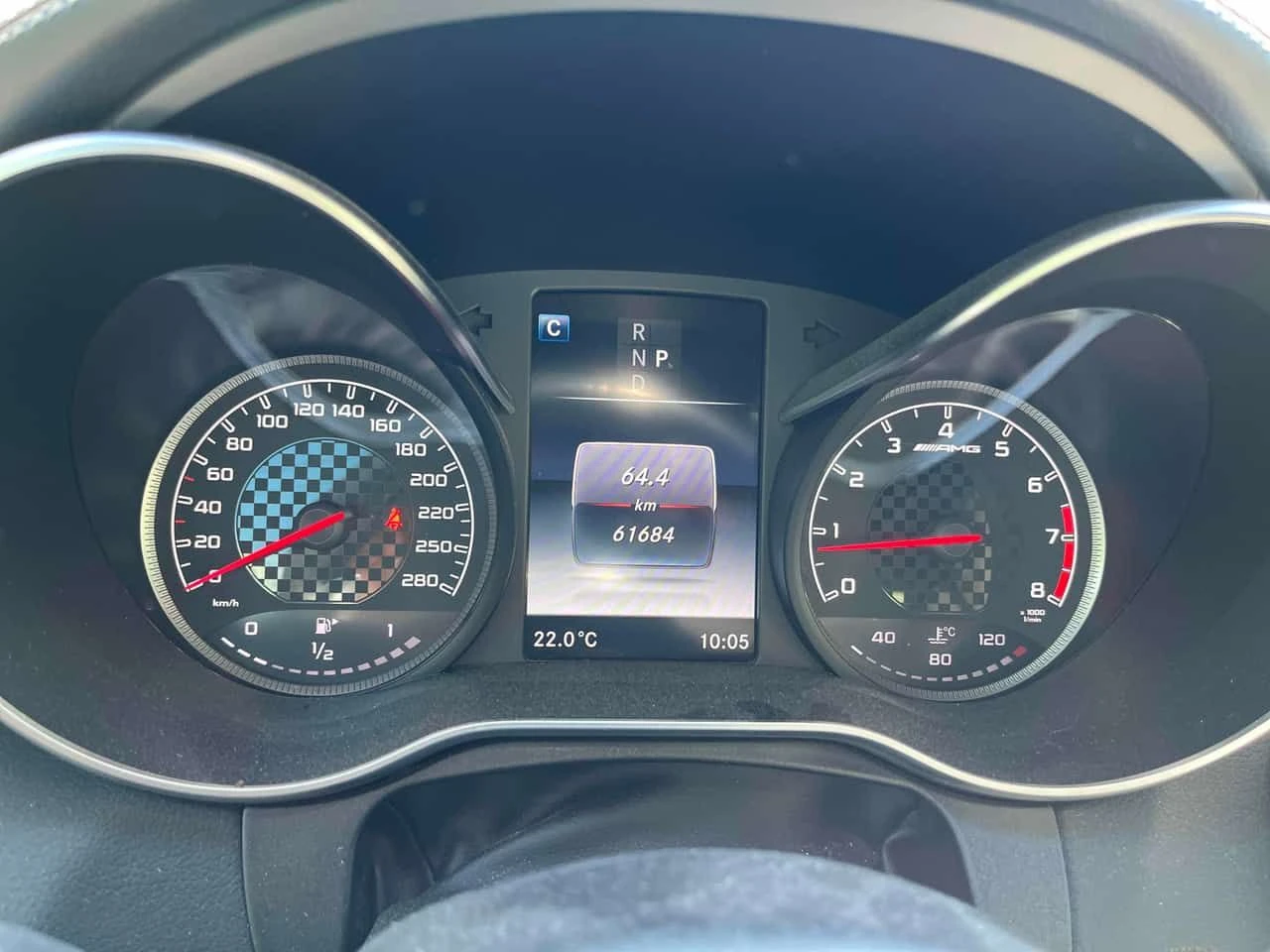 Mercedes-Benz C 43 AMG | 360 | BURMESTER | HUD | ПОДГРЕВ | , снимка 8 - Автомобили и джипове - 54974571