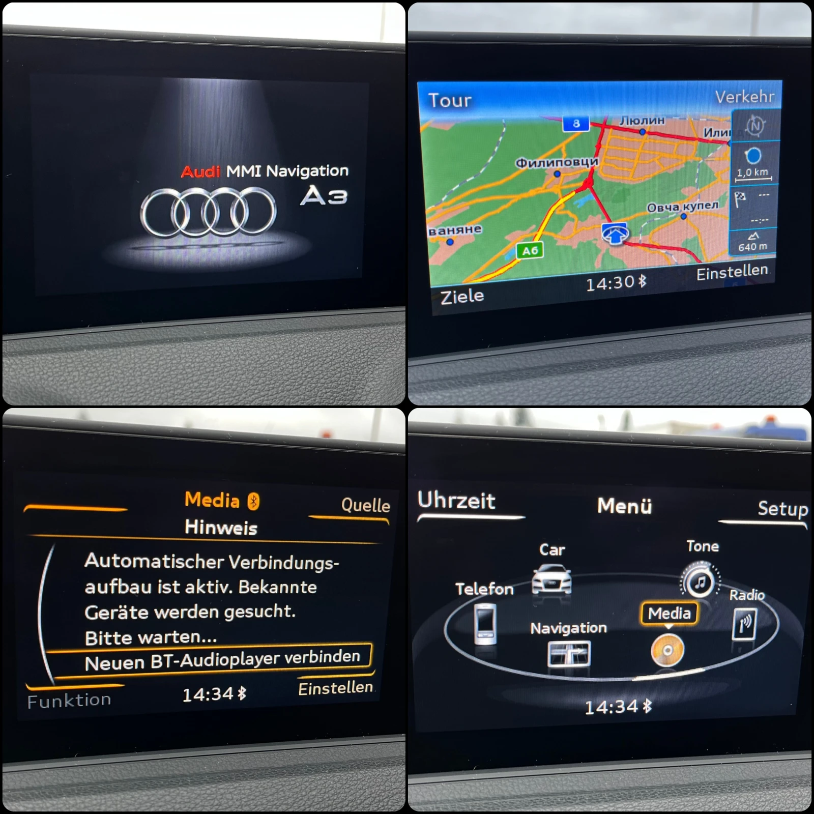 Audi A3 2.0TDI QUATTRO, снимка 12 - Автомобили и джипове - 55893426
