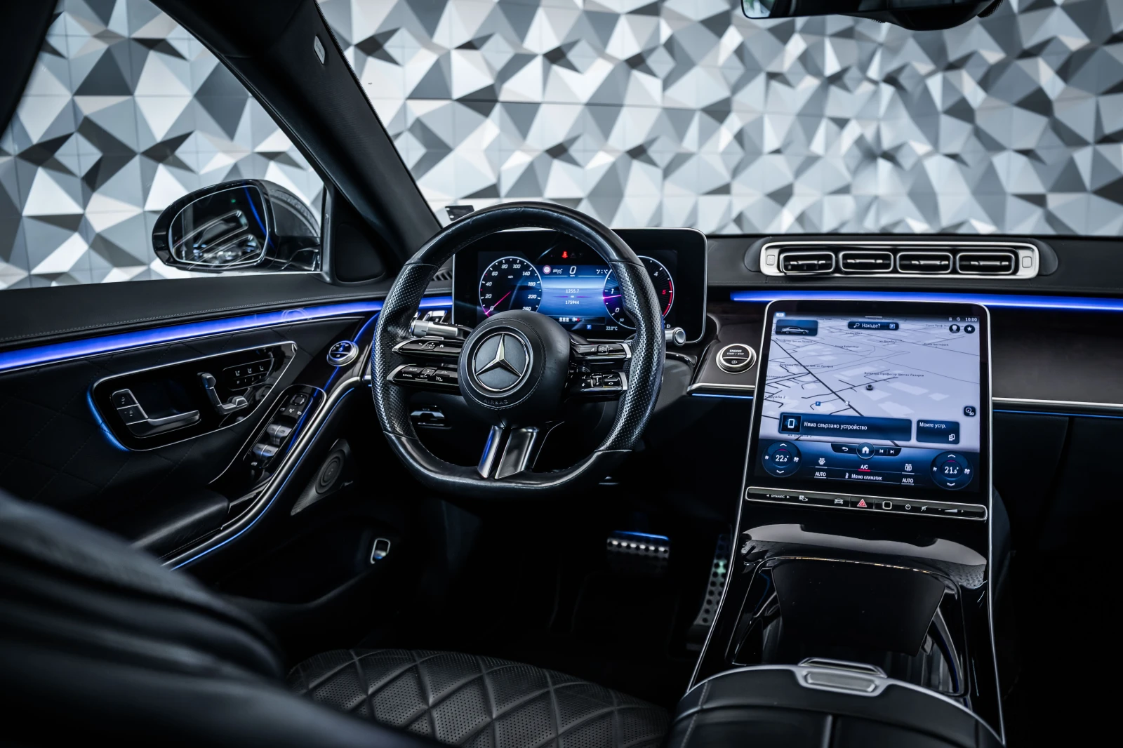 Mercedes-Benz S 400 d L 4M AMG+ Pano+ DIGITAL-L+ Burmester3D+ 21 | Mobile.bg � ����������� 10