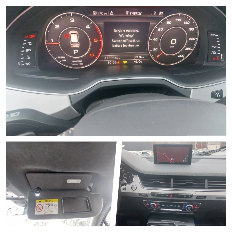 Audi Q7 3.0TDI Quattro S-line Ляв волан, Matrix, Въздух - изображение 10