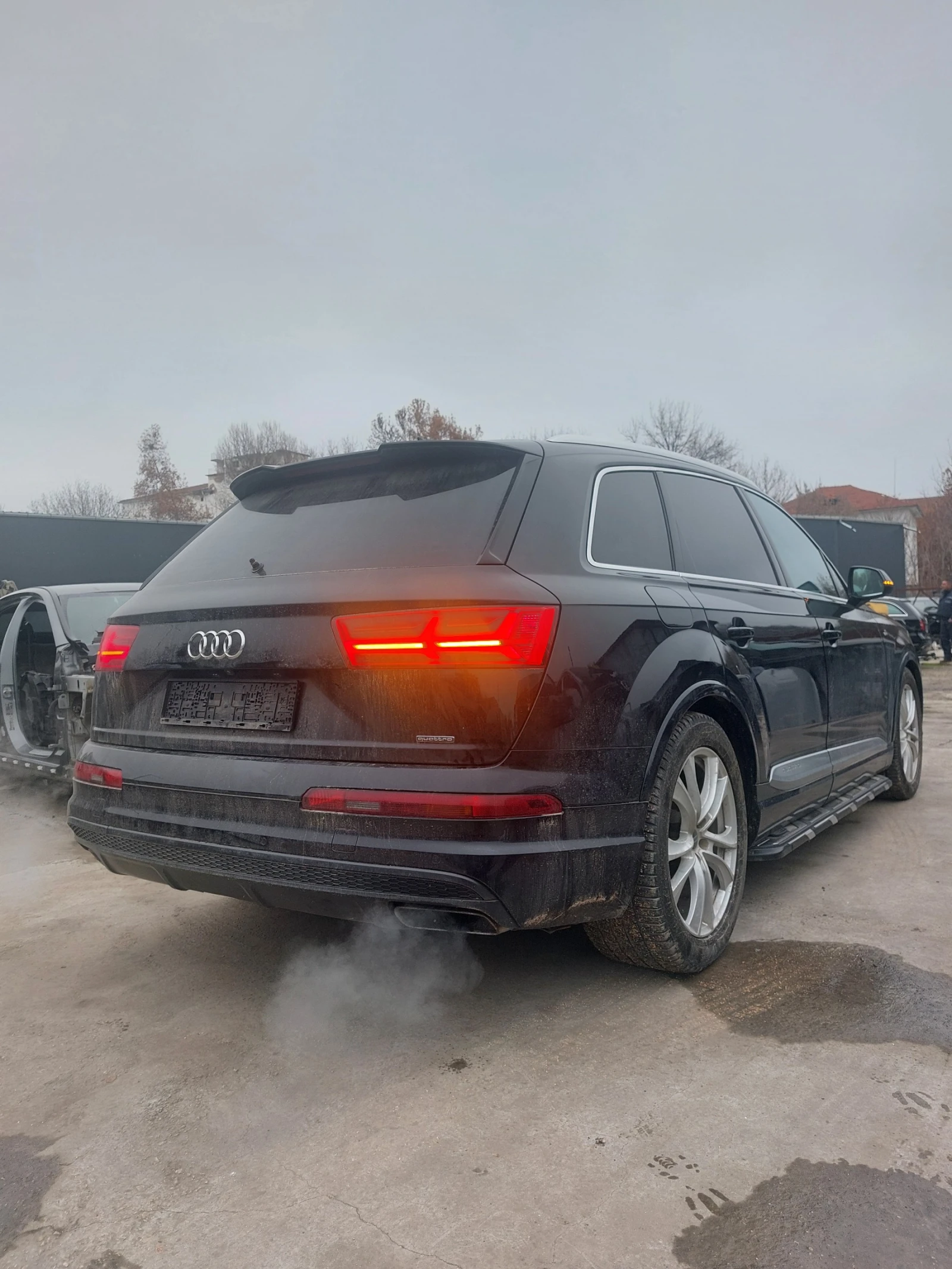 Audi Q7 3.0TDI Quattro S-line Ляв волан, Matrix, Въздух - изображение 4