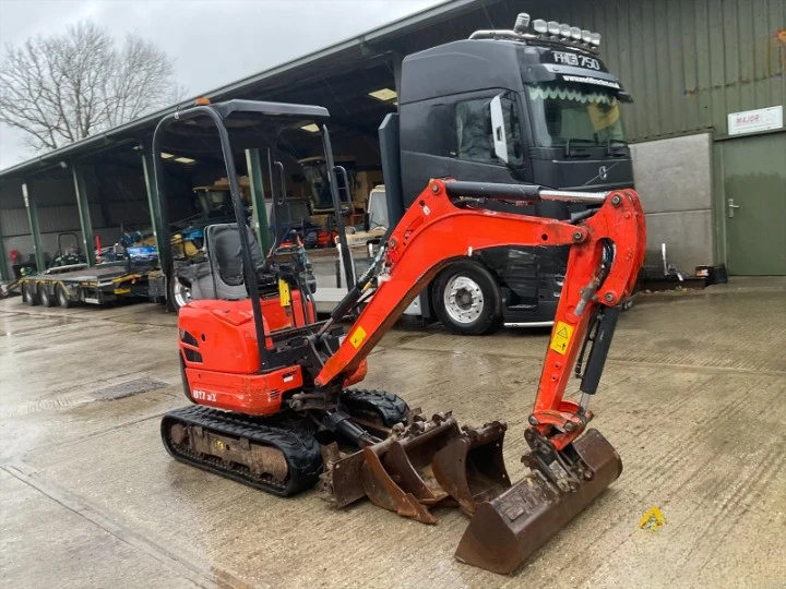 Багер Kubota U17-3A, снимка 3 - Индустриална техника - 53161885