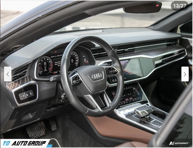 Audi A7 3.0T* S* LINE* PROGRESSIV* ДИСТРОНИК* 360КАМЕРА* , снимка 9 - Автомобили и джипове - 52835849