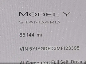 Tesla Model Y STANDARD RANGE / Carfax, снимка 15