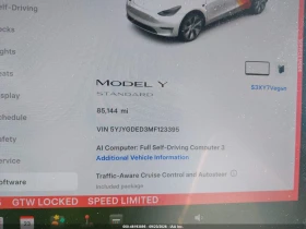 Tesla Model Y STANDARD RANGE / Carfax, снимка 7