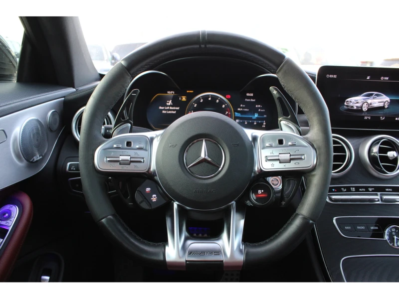 Mercedes-Benz C 43 AMG AMG Pack* 4Matic* PANO* FULL* Blind Spot* Keyless*, снимка 8 - Автомобили и джипове - 53048051