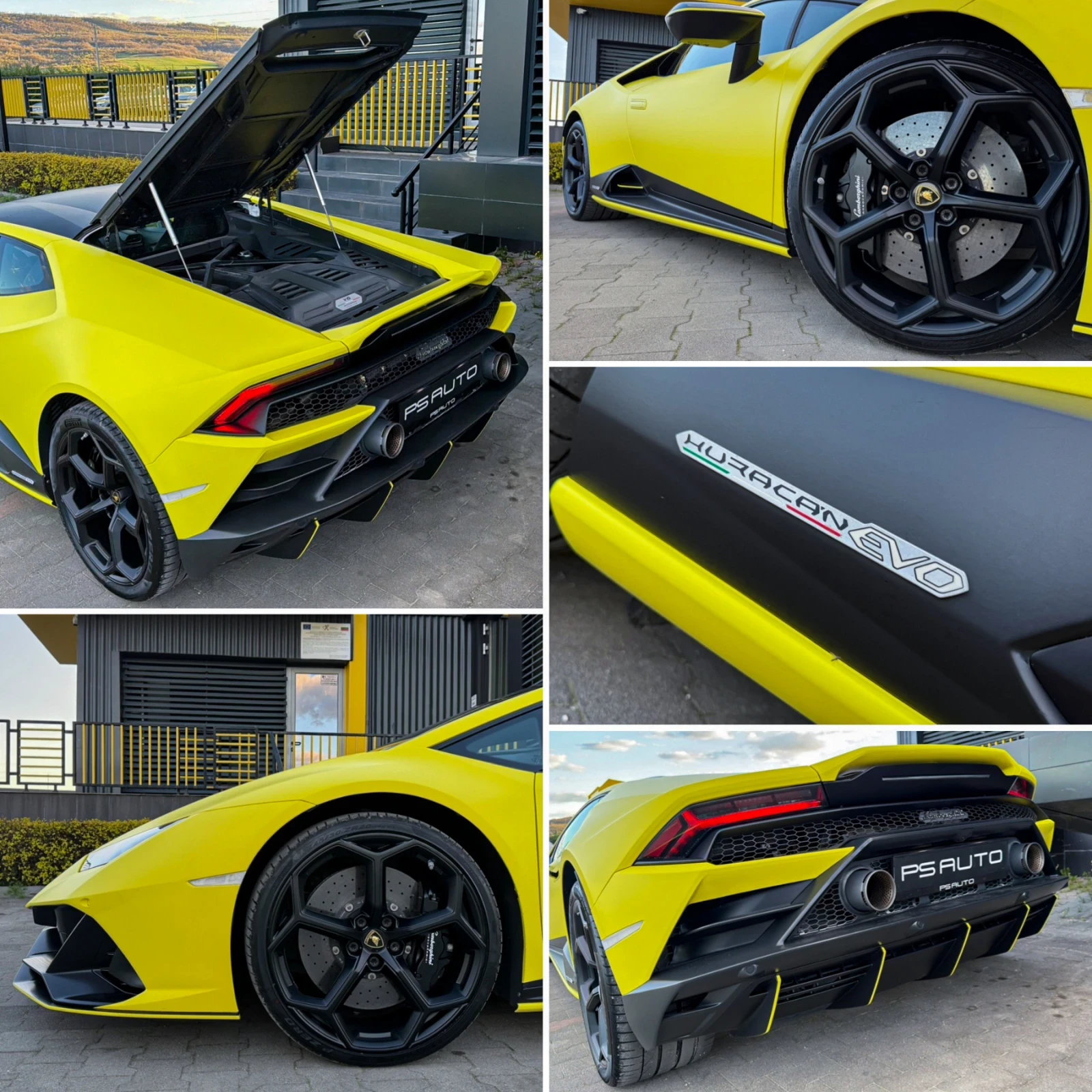 Lamborghini Huracan EVO Fluo Capsule Giallo Clarus, снимка 17 - Автомобили и джипове - 54156496
