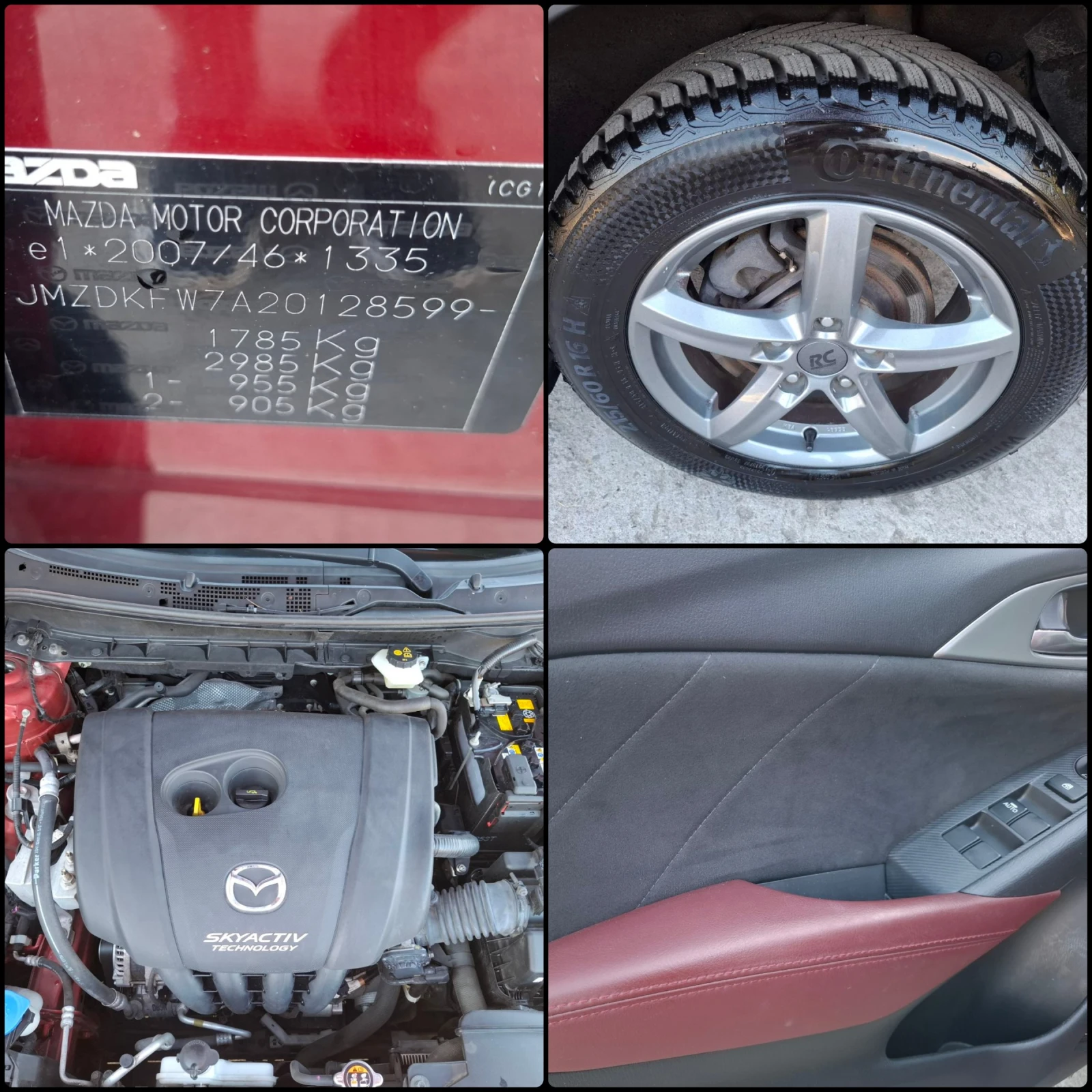 Mazda CX-3 2.0i-AВТОМАТИК-4X4, снимка 14 - Автомобили и джипове - 55770048