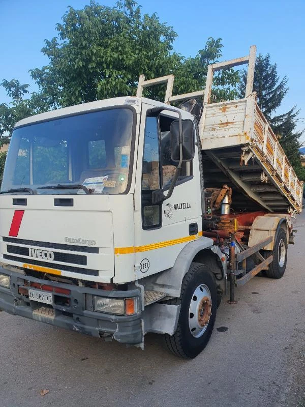 Iveco Eurocargo 150Е18-ТРИСТРАНЕН САМОСВАЛ+КРАН-НОВ ВНОС ОТ ИТАЛИЯ, снимка 13 - Камиони - 37197110