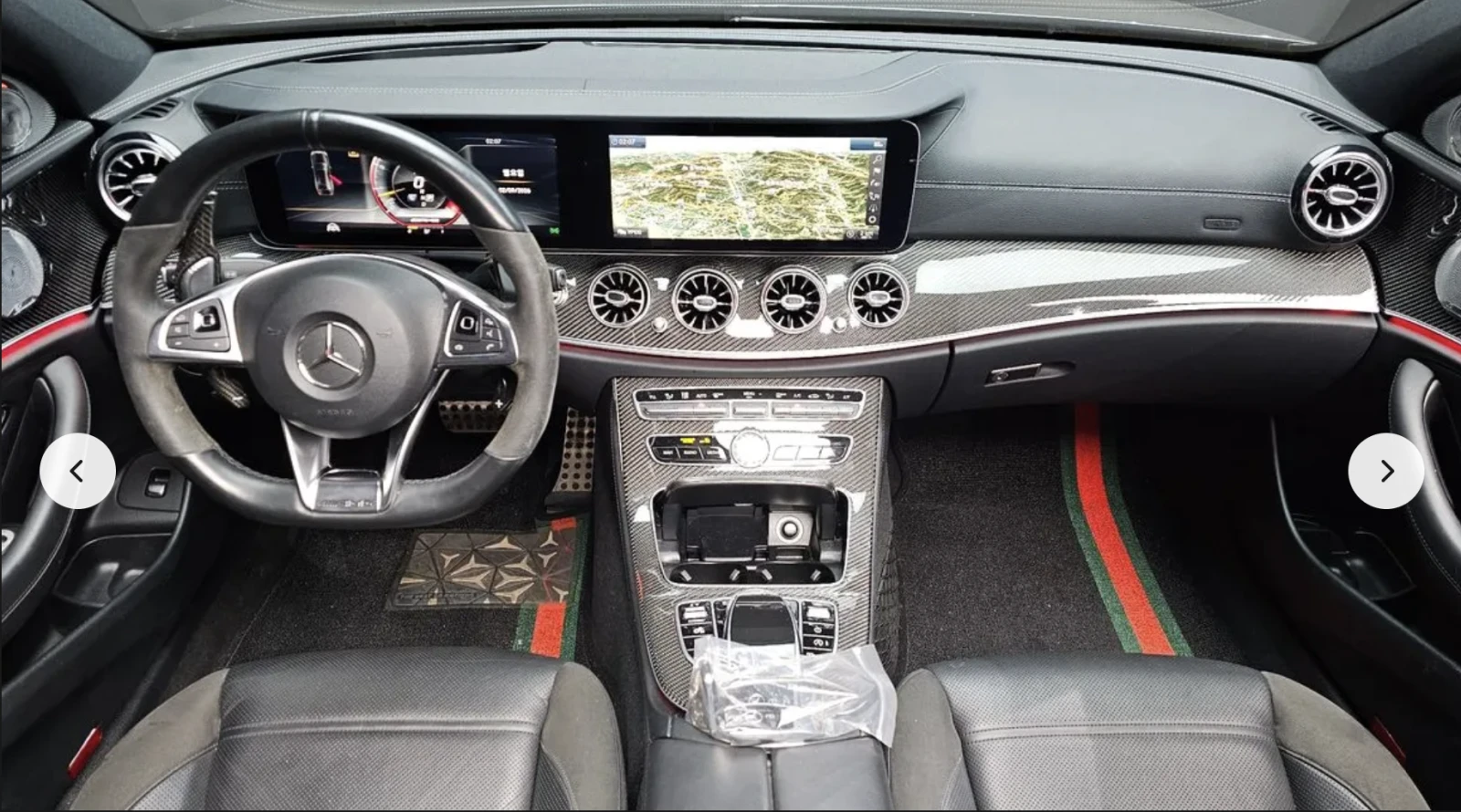 Mercedes-Benz E 63 AMG CARBON* CERAMIC* 3D* BURMESTER* МАСАЖ* ДИСТРОНИК* , снимка 6 - Автомобили и джипове - 53851094