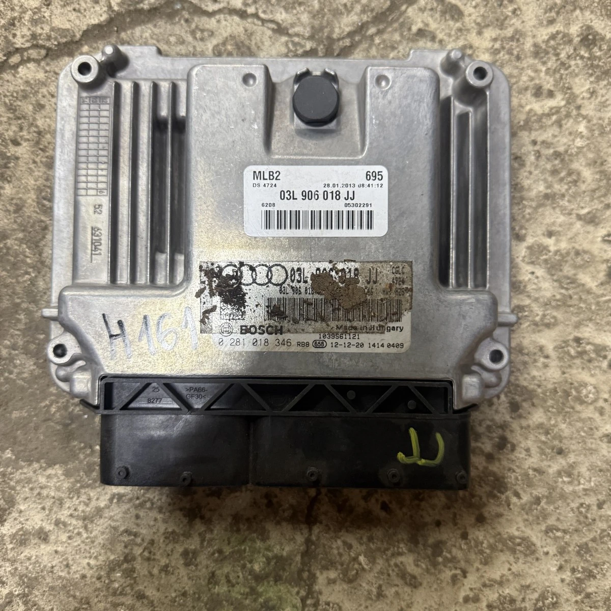 Компютър мотор двигател ECUA4 A5 A6Q5 20 TDI Facelift CGL 03L906016JJ ном 161