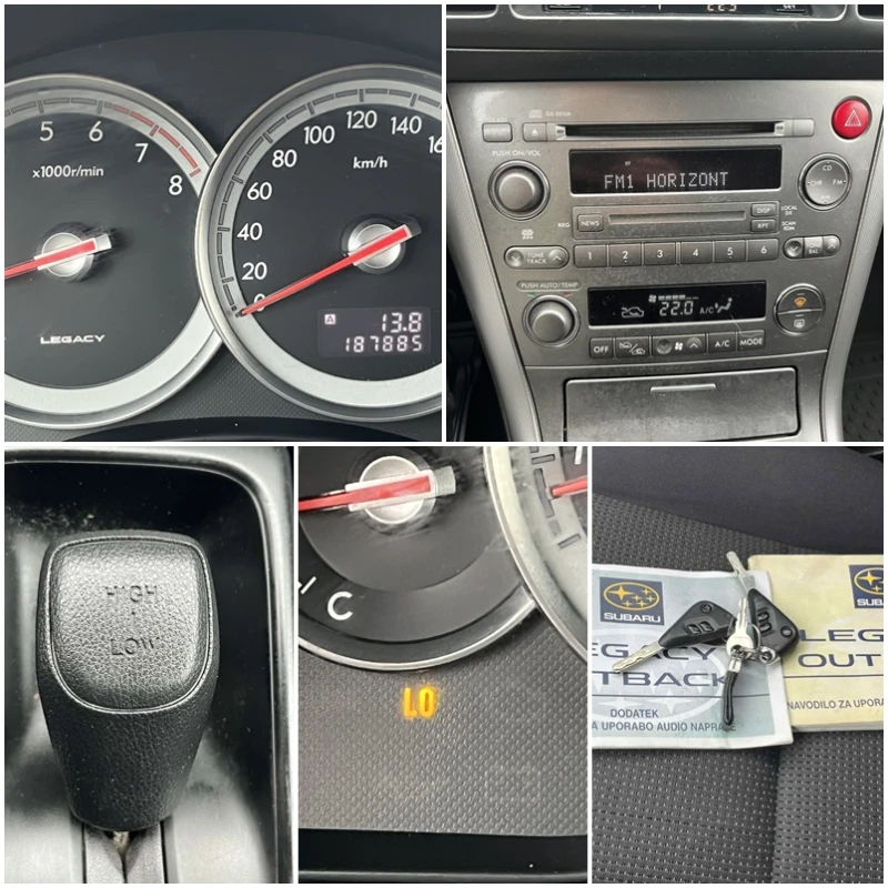 Subaru Legacy 2.0I 137кс 4Х4 БЪРЗИ И БАВНИ КЛИМАТРОНИК ИТАЛИЯ, снимка 13 - Автомобили и джипове - 52713864