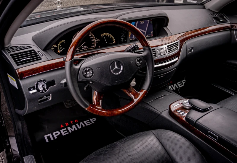 Mercedes-Benz S 550 РЕАЛНИ КМ-6М.ГАР.ТОП!, снимка 9 - Автомобили и джипове - 53246312