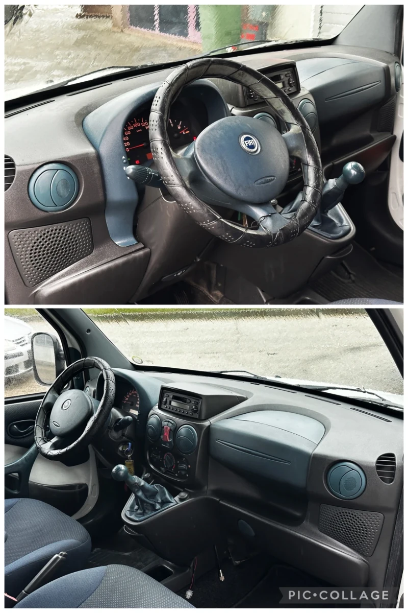 Fiat Doblo 1.9D КЛИМА, снимка 9 - Автомобили и джипове - 53253428