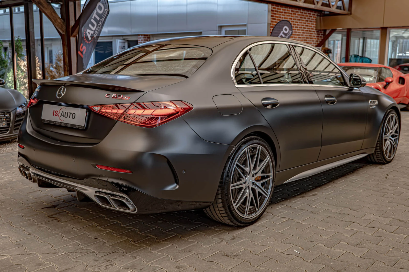 Mercedes-Benz C 63 AMG S E-Perf/Камера 360/Burmester/HuD/Керамика/4Matic+, снимка 6 - Автомобили и джипове - 56133966