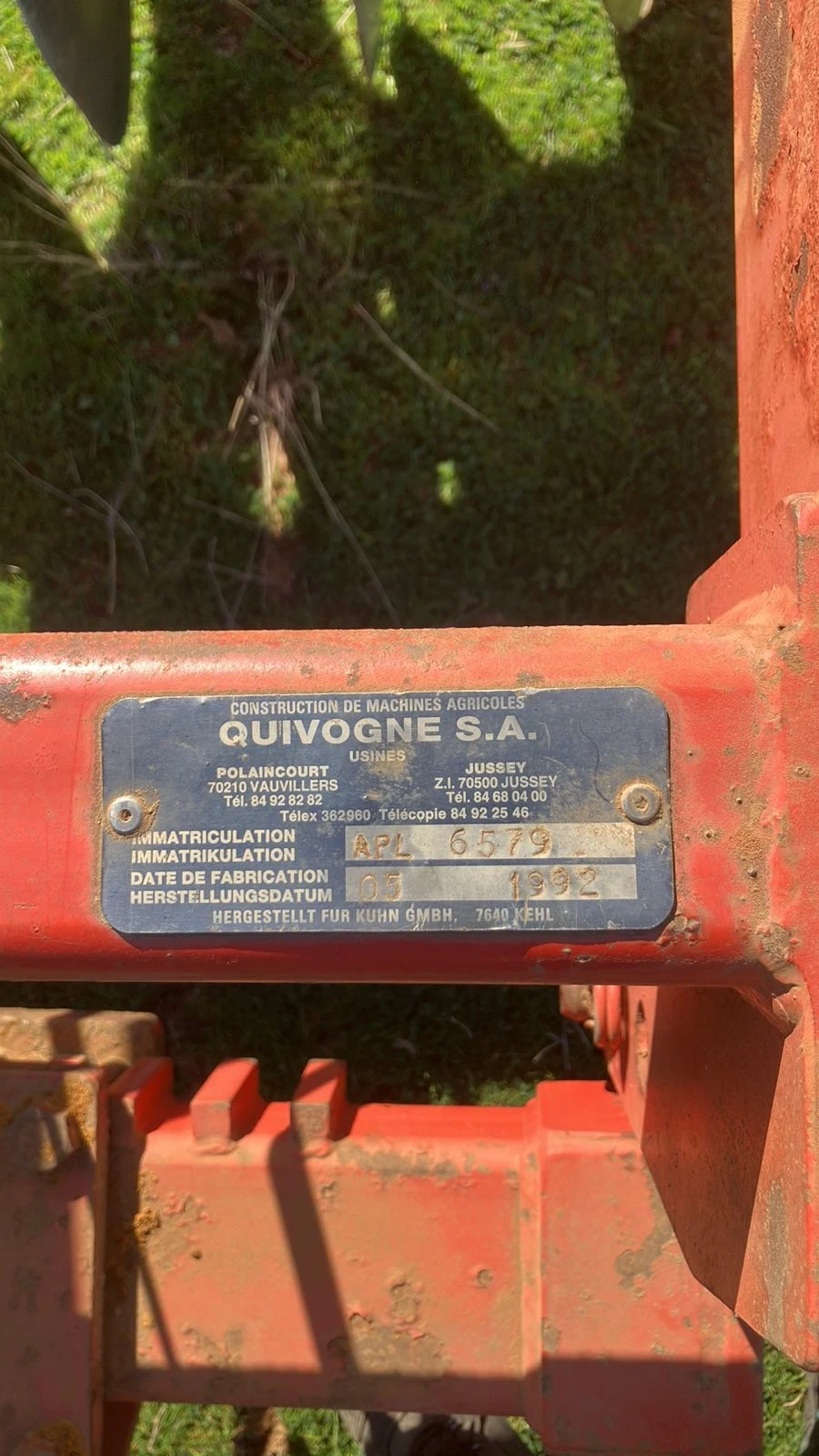 Брана Quivogne, снимка 3 - Селскостопанска техника - 53818324