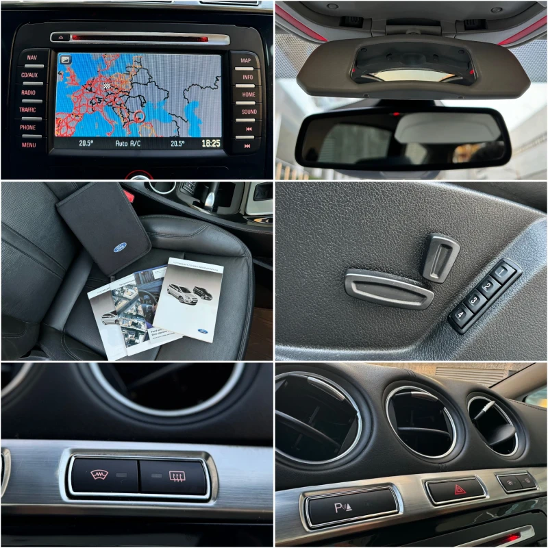 Ford S-Max 2.2 TDCI TITANIUM FACE 200к.с KEYLESS GO PANORAMA , снимка 11 - Автомобили и джипове - 47310920