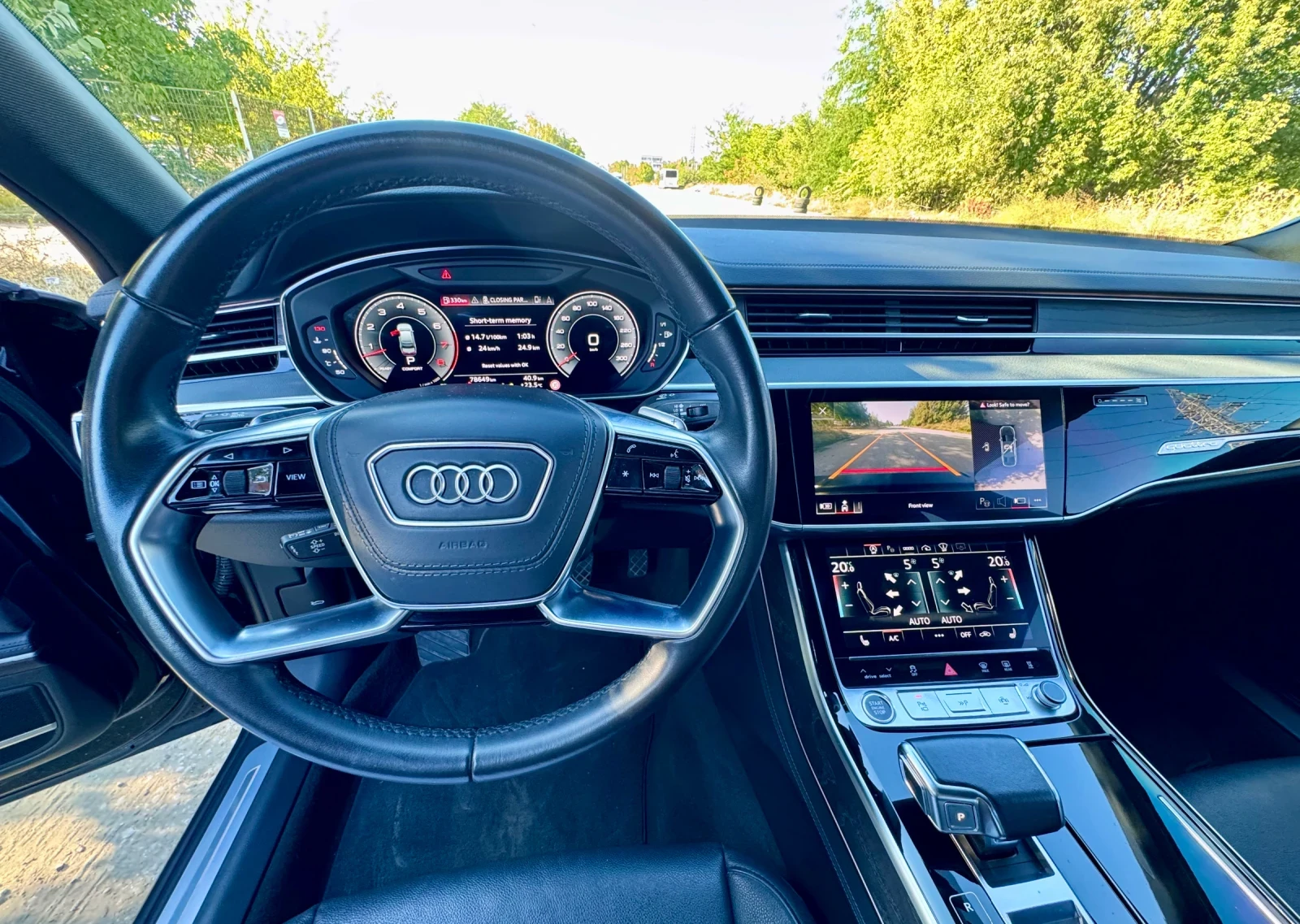 Audi A8 55 TFSI DISTR. 360* HEAD UP-  В Гаранция, снимка 13 - Автомобили и джипове - 56121798