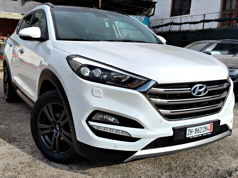 Hyundai Tucson 2.0CRDI!4X4!ШВЕЙЦАРИЯ!АВТОМАТИК!КОЖА!!НАВИ!!, снимка 8 - Автомобили и джипове - 49477392