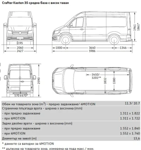 Обява за продажба на VW Crafter 35 Kasten M 11.3 m3 TDI предно ~88 800 лв. - изображение 10