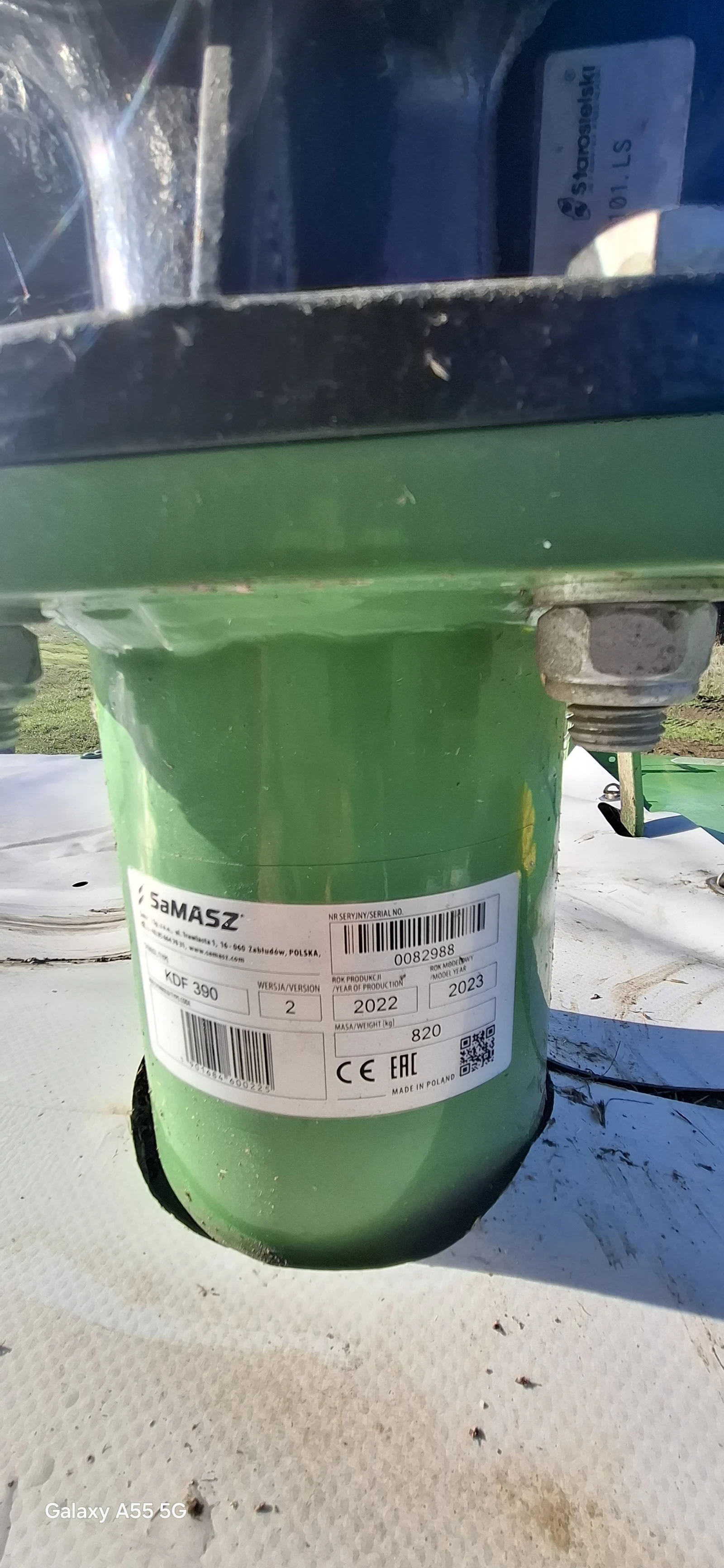 Сенокосачка Друга марка SaMASZ. KDF 390 година 2023. - изображение 3