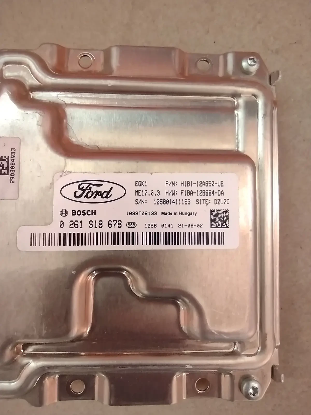 H1B1-12A650-UB   ME17.0.3    FORD FIESTA 1.1 Bosch 0261S18678  F1BA-12B684-DA | Mobile.bg   2