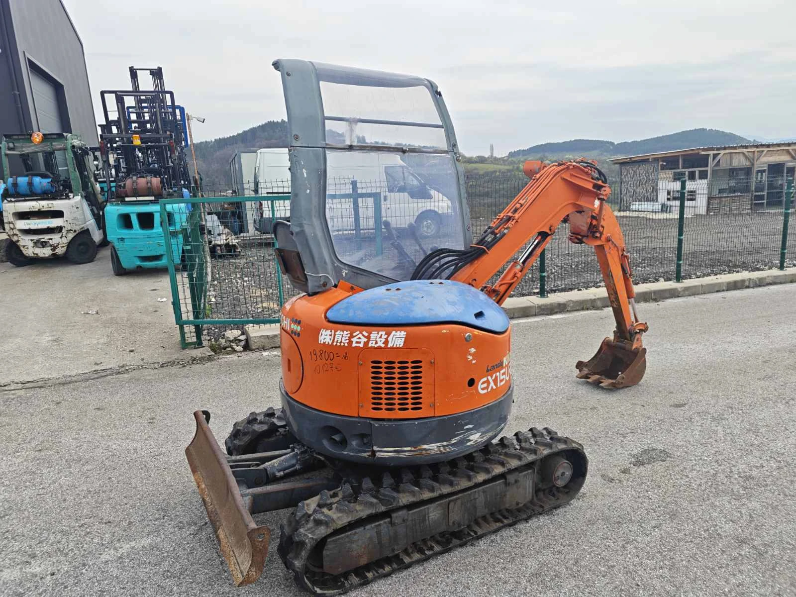 Багер Hitachi  НОВ ВНОС ПЕРФЕКТЕН, снимка 5 - Индустриална техника - 54185909