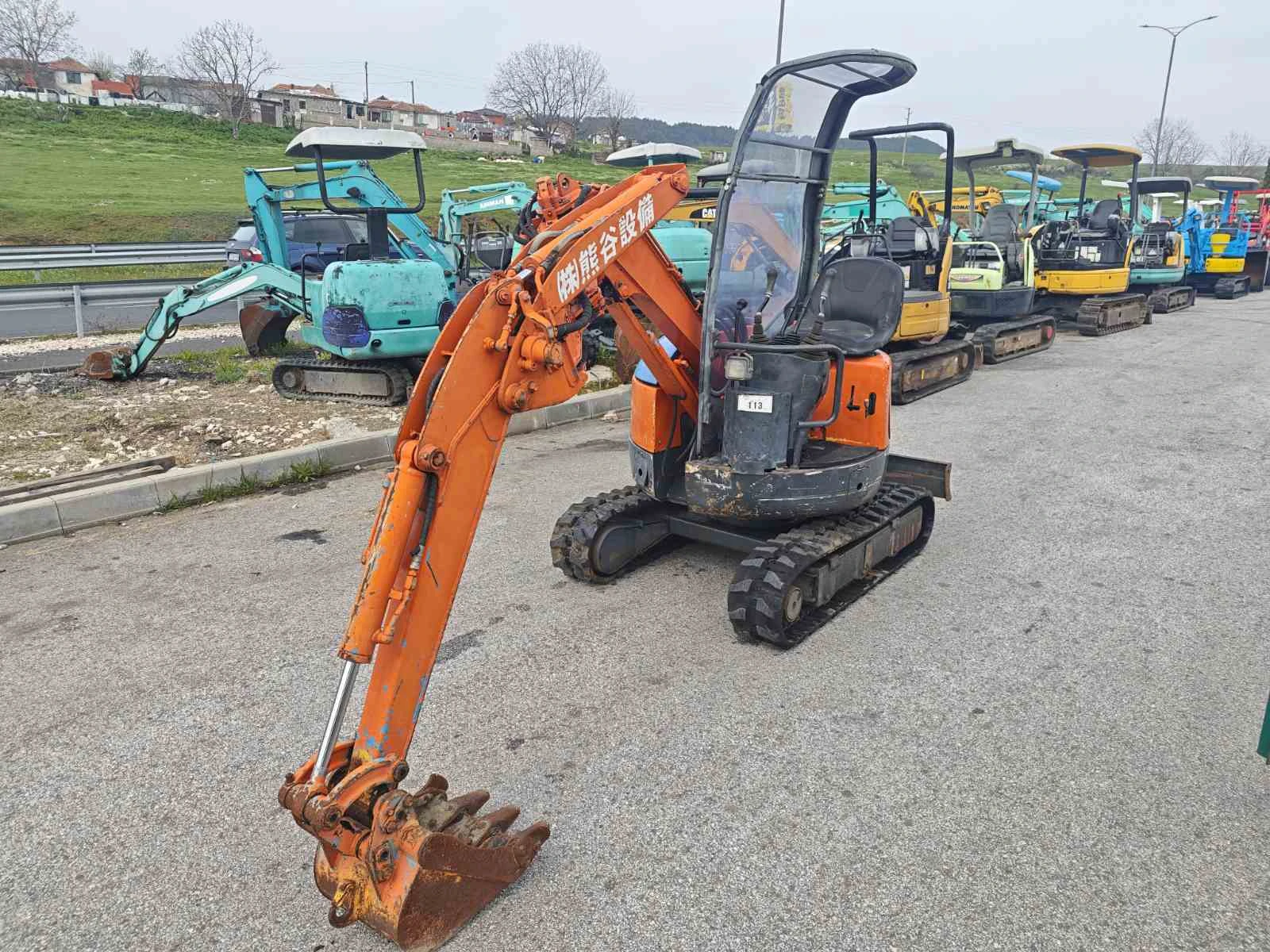 Багер Hitachi  НОВ ВНОС ПЕРФЕКТЕН, снимка 3 - Индустриална техника - 54185909