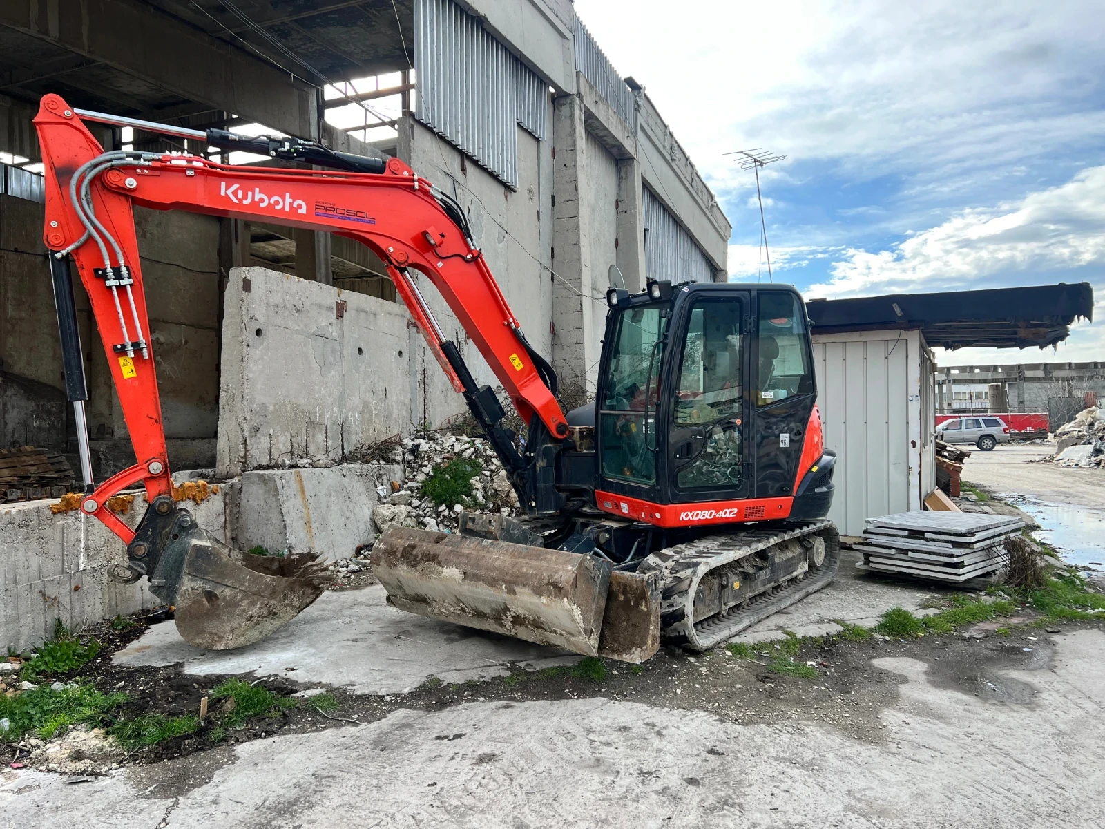 Багер Kubota KX 080 4a