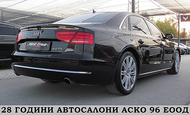 Audi A8 4.2TDI/LONG/PANORAMA/2xTV/БИЗНЕС КЛАСА ЛИЗИНГ, снимка 6 - Автомобили и джипове - 47409623