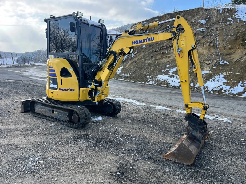 Багер Komatsu Pc26mr-5 Перфектен 1217 м.ч, снимка 2 - Индустриална техника - 49012047