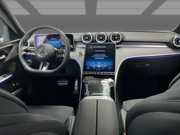 Mercedes-Benz C 400 e 4Matic = AMG Line = Advanced Plus Гаранция, снимка 7 - Автомобили и джипове - 52948805