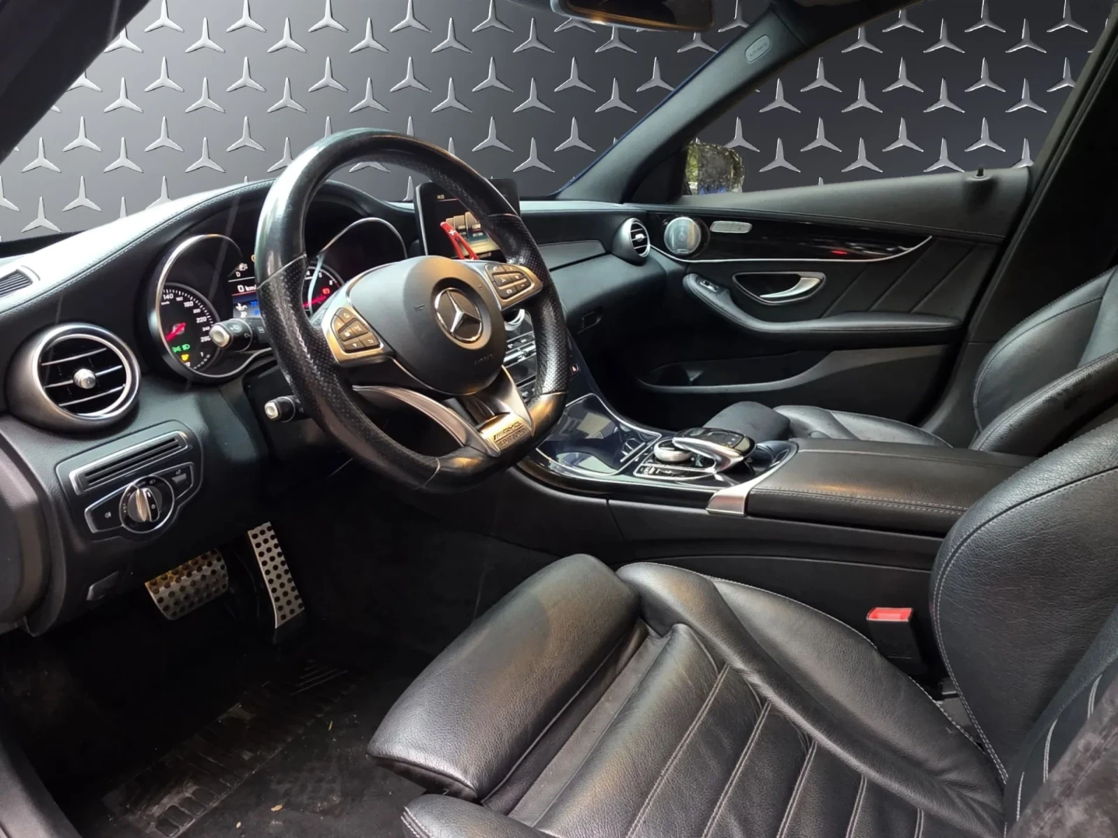 Mercedes-Benz C 300 ОЧАКВАН ВНОС Mercedes C300 AMG Line* Pops&Bangs - изображение 10