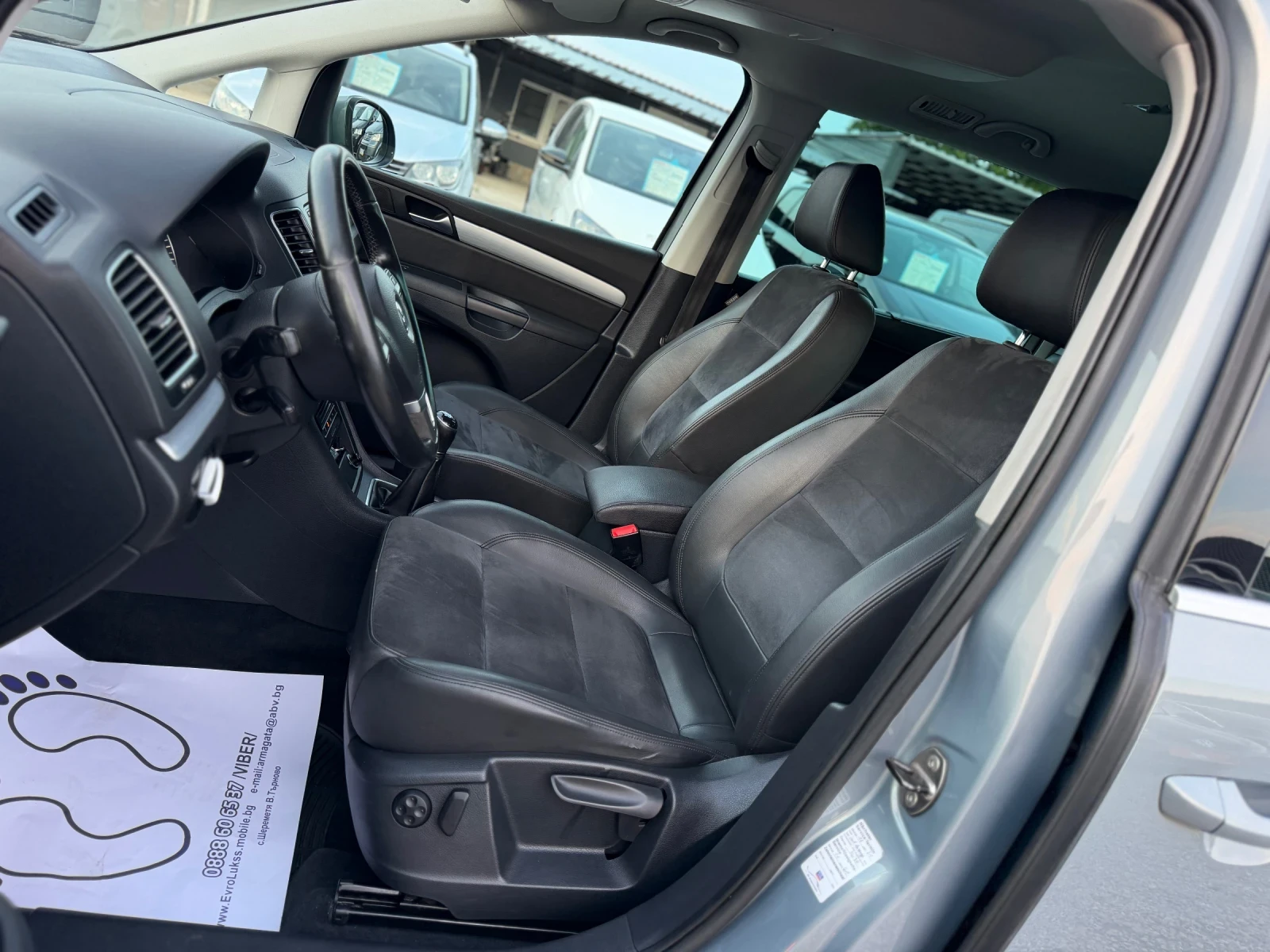 VW Sharan 2.0TDI 140�� 6� ���� ������� ��������� 7-����� | Mobile.bg � ����������� 11