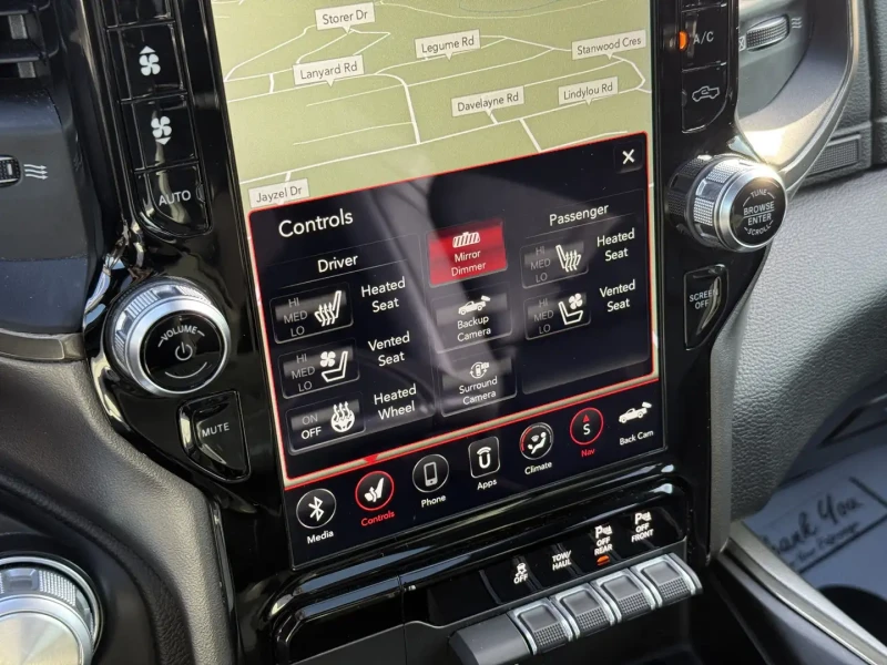 Dodge RAM 1500 HEMI, ALPINE, ОБДУХ, 360* PANORAMA, , снимка 14 - Автомобили и джипове - 52490324