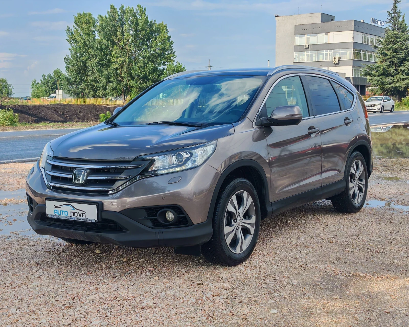 Honda Cr-v 2.2 150 К.С. ДИЗЕЛ! АВТОМАТ! 4Х4! КОЖА! , снимка 3 - Автомобили и джипове - 55149480