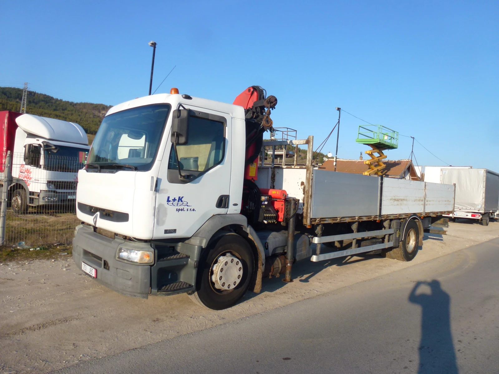 Renault Premium 6.7 тонен кран