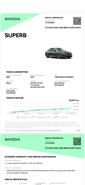 Skoda Superb L&K 2.0 TDI 147 kW   4x4   DSG  Гаранция 04.2026 - 59000 лв. / 30166.22 € - 93425492 16