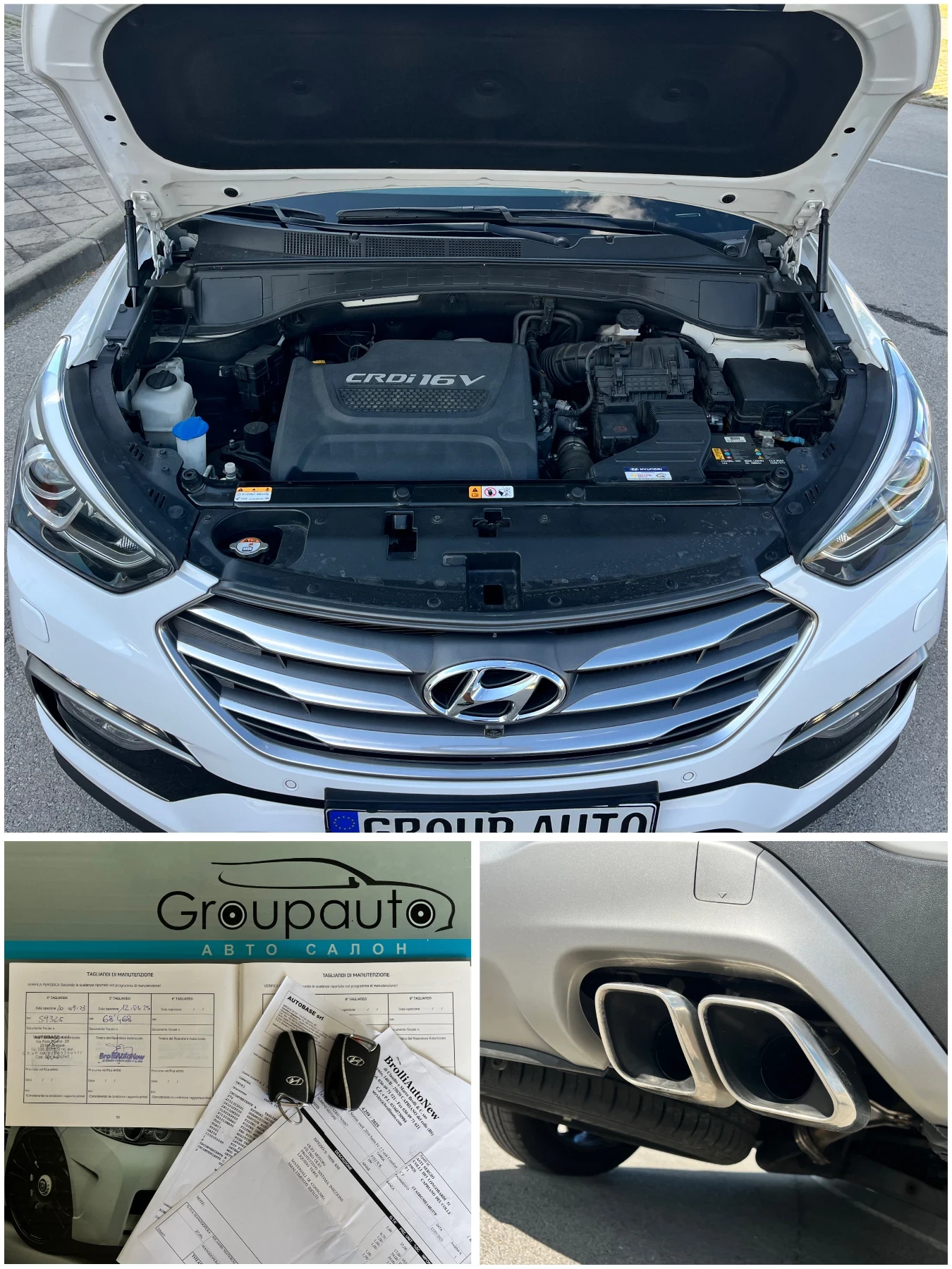 Hyundai Santa fe 2, 2D-200k.c/ПАНОРАМА/ДИСТРОНИК/ОБДУХВАНЕ/FULL!!!, снимка 17 - Автомобили и джипове - 54933190