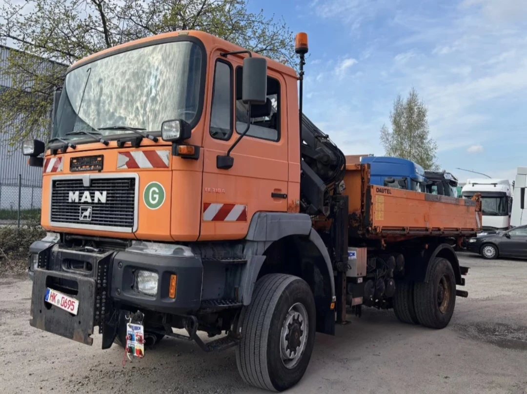 Man FE 410 A * 4X4* САМОСВАЛ* КРАН* 